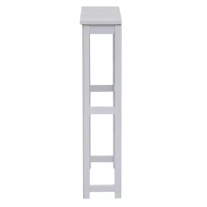 Over The Toilet Etagere White Wood