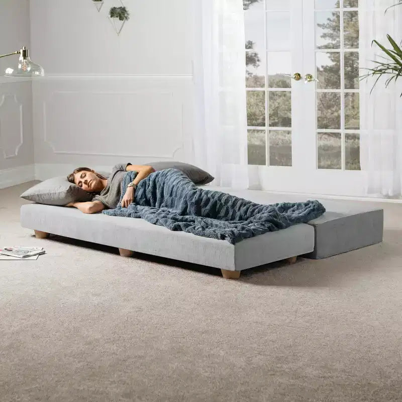 Daybed Fold-Out Queen-Size Sleeper Microvelvet