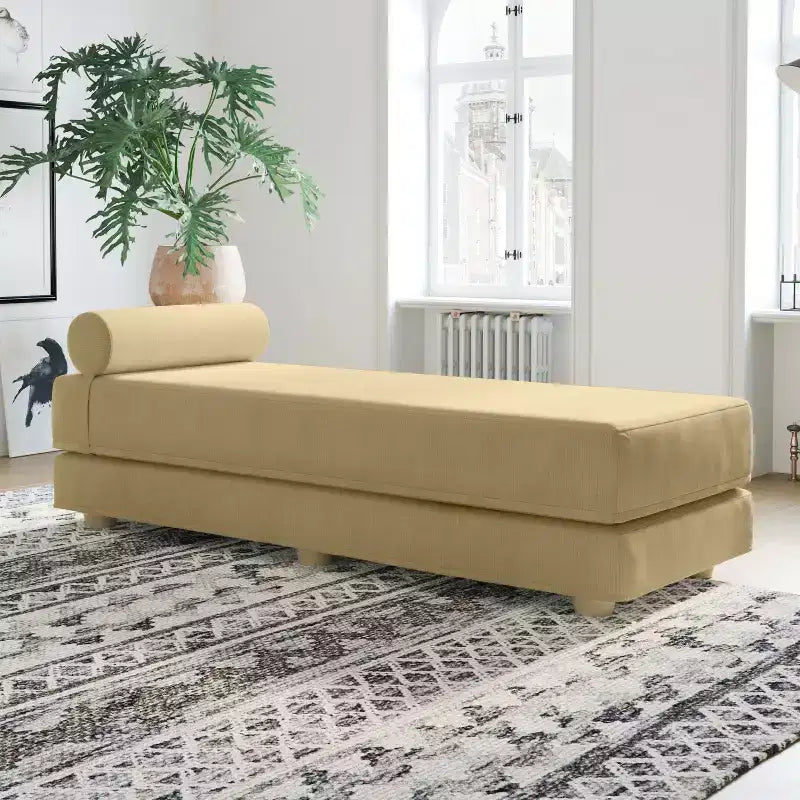 Daybed Fold-Out Queen-Size Sleeper Microvelvet