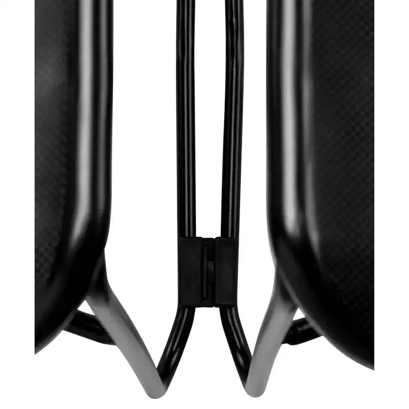 2-Pack Multi Purpose Ultra Compact Stack Chair Black Sled Base Polypropylene