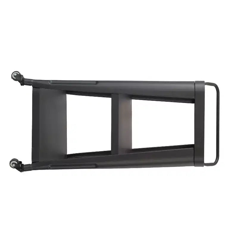 3-Tier Industrial Dining Cart with Wheels and Storage Stainless Steel