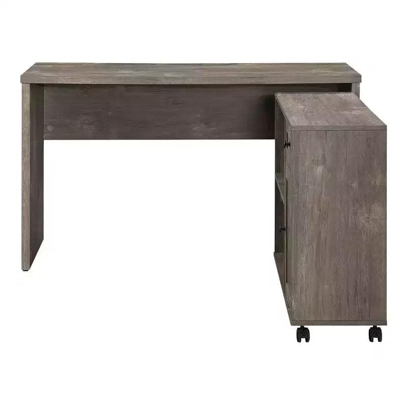 Mid-Century Modern Workstation Scottish Alder with Storage MDF Surface