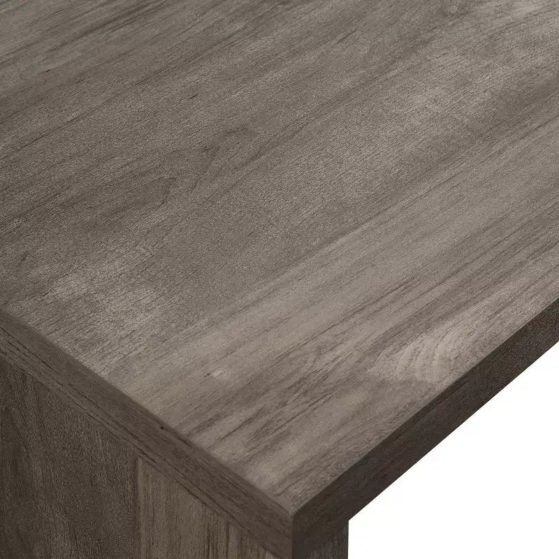 Mid-Century Modern Workstation Scottish Alder with Storage MDF Surface