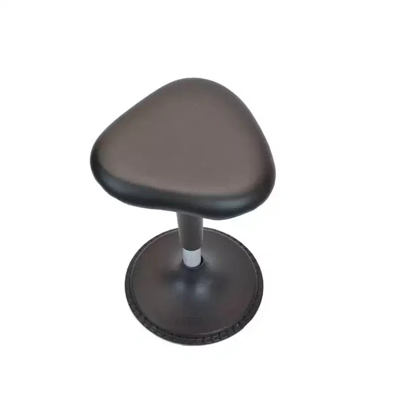 Standing Desk Stool Black Vinyl Adjustable Height Active Sitting