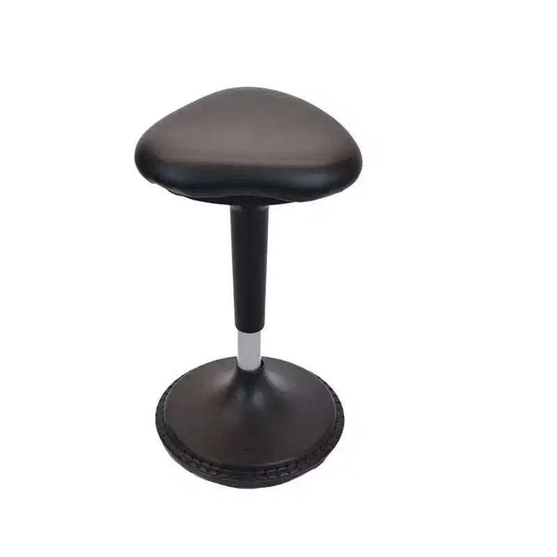 Standing Desk Stool Black Vinyl Adjustable Height Active Sitting