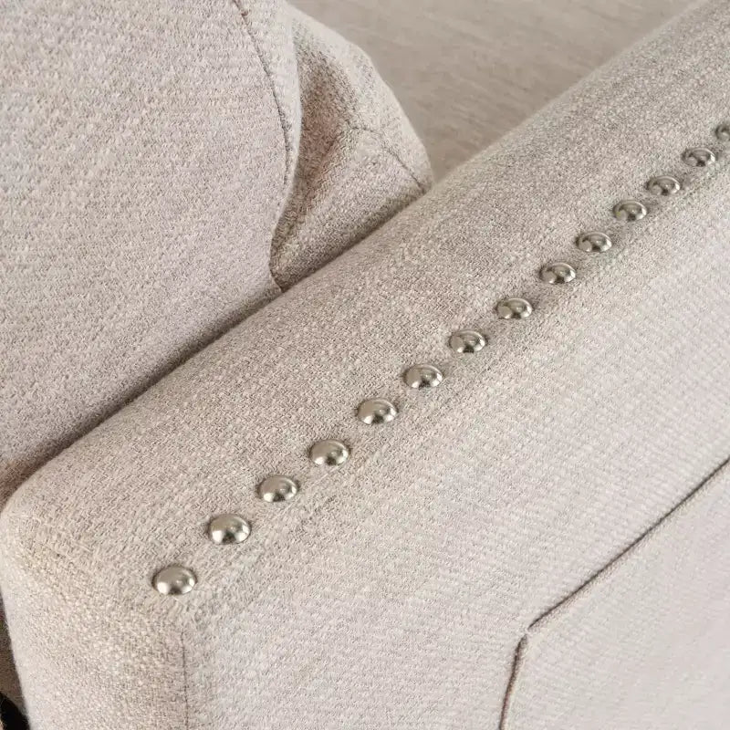 Contemporary Push Back Recliner Polyester Upholstery