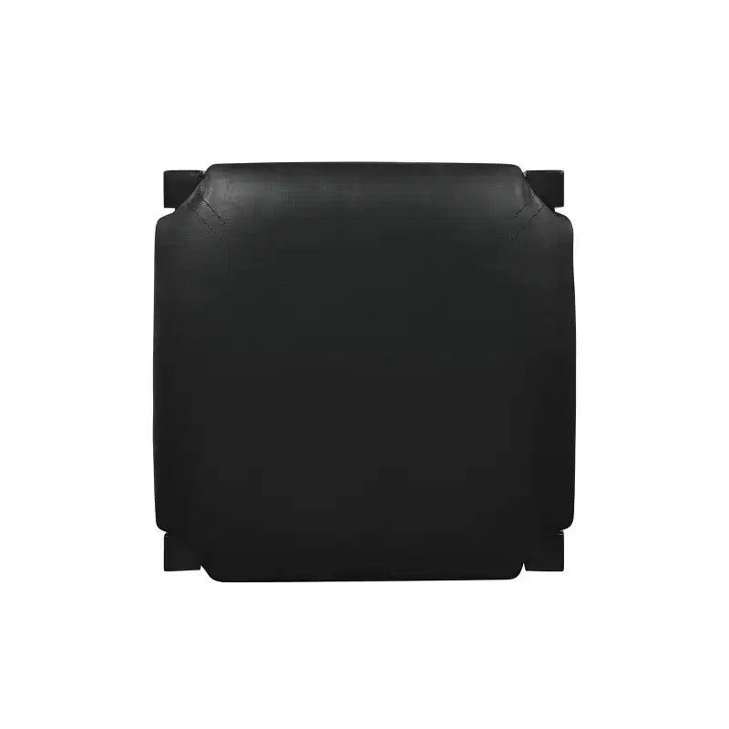 Set of 2 Backless Faux Leather Counter Height Barstools