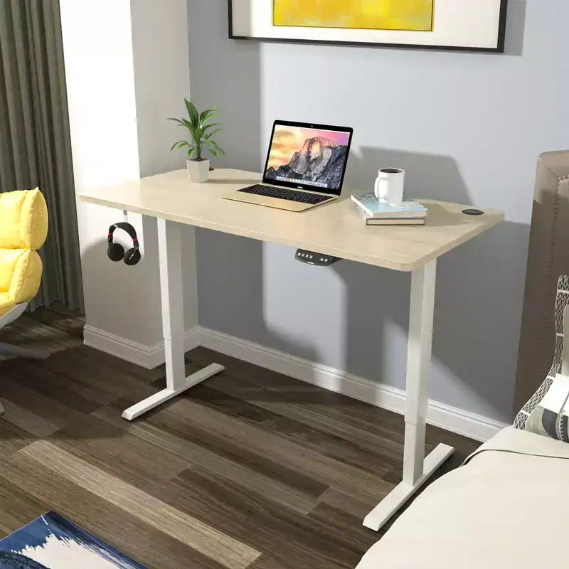 Universal Tabletop for Standard and Standing Desk Frame Natural