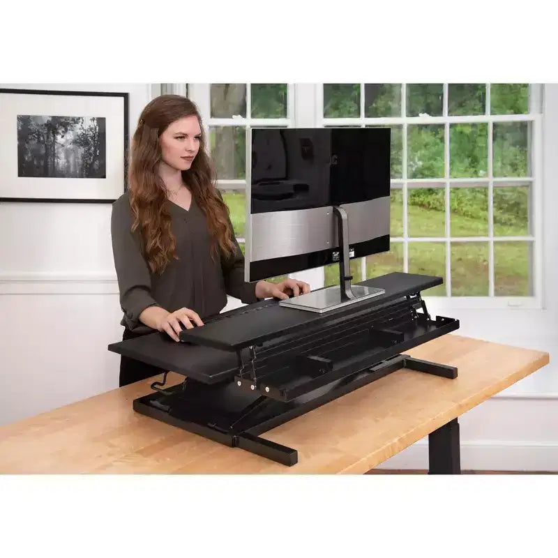Adjustable Height Standing Desk Converter Monitor Stand