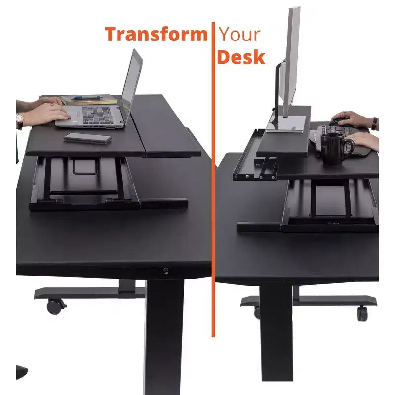 Adjustable Height Standing Desk Converter Monitor Stand