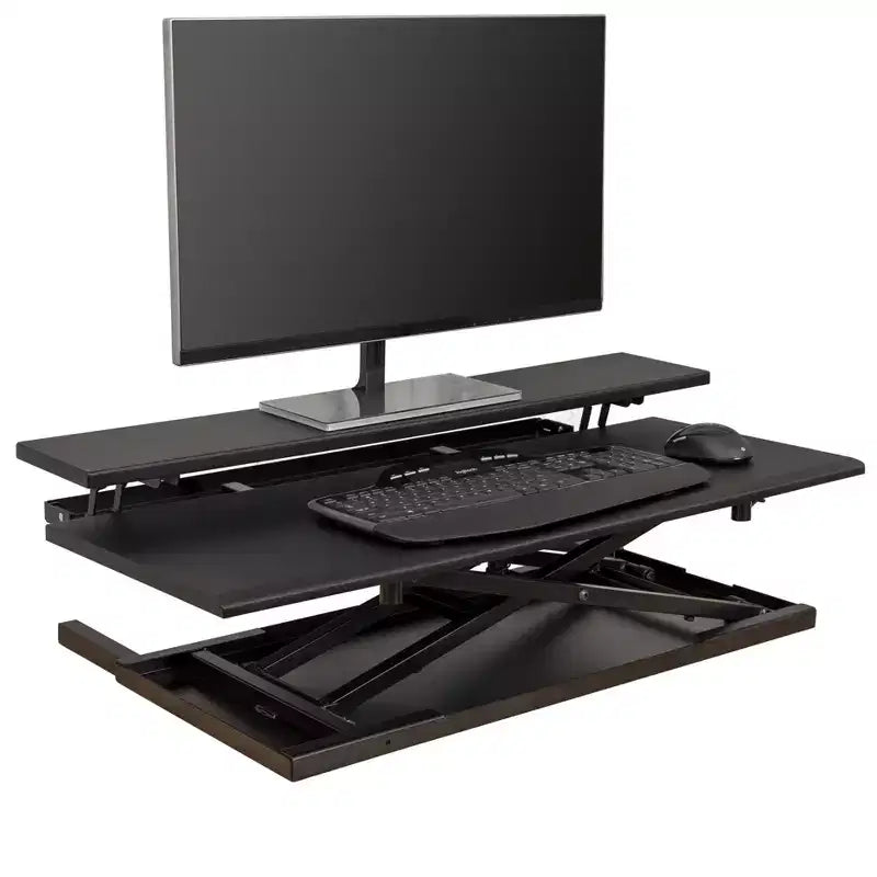 Adjustable Height Standing Desk Converter Monitor Stand